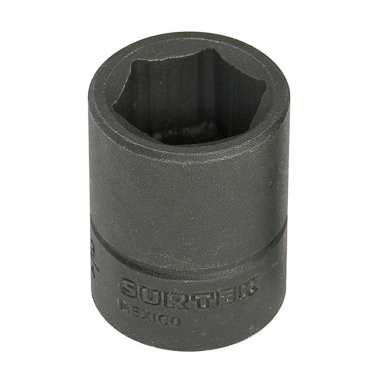 Dado de impacto cuadro de 1/2", 6 puntas, métrico, 18 mm Surtek