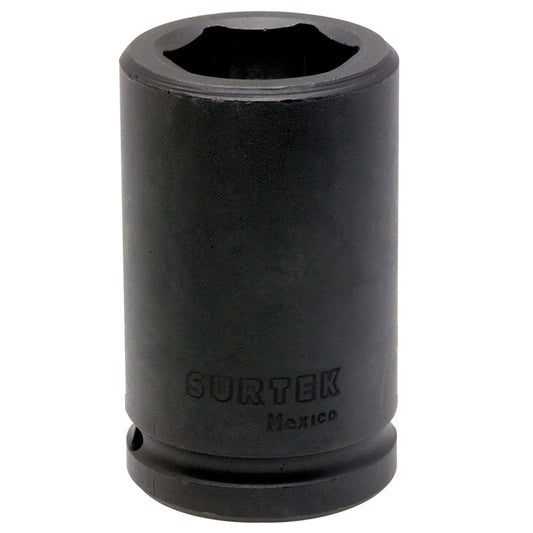 Dado de impacto largo cuadro de 3/4", 6 puntas, en pulgadas, 1-1/8" Surtek