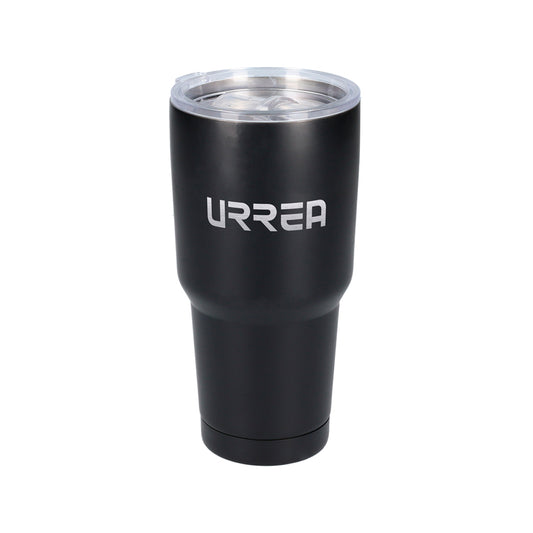 Termo de acero inoxidable negro 850 ml Urrea