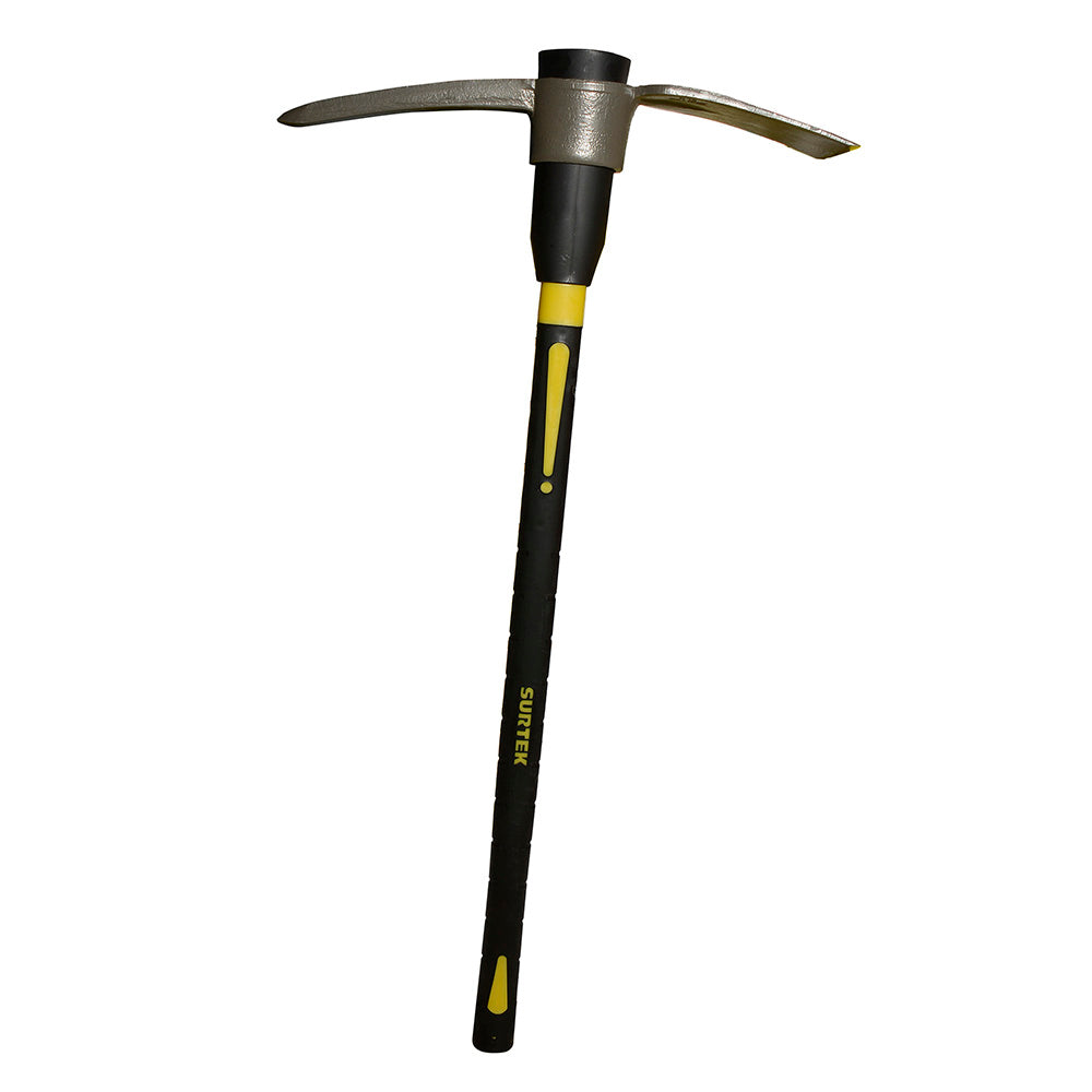 Talacho-pico con mango de fibra de vidrio de 36", 5 lb Surtek