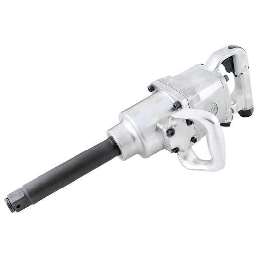 Pistola de impacto neumática cuadro de 1" 1,500 Ft-lb extensión 6" sistema twin hammer Urrea